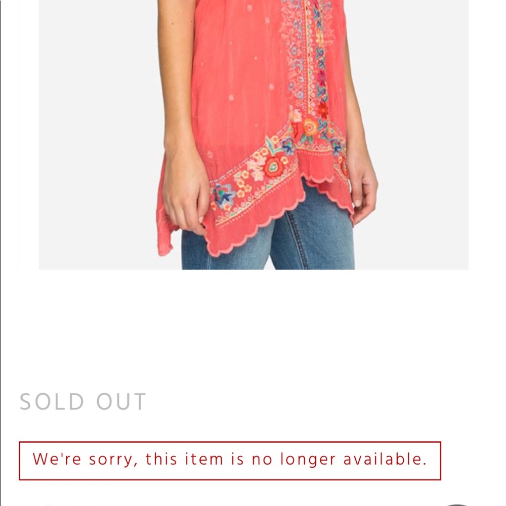 Johnny Was Mikones Tunic Size Small NWT - Picture 6 of 12